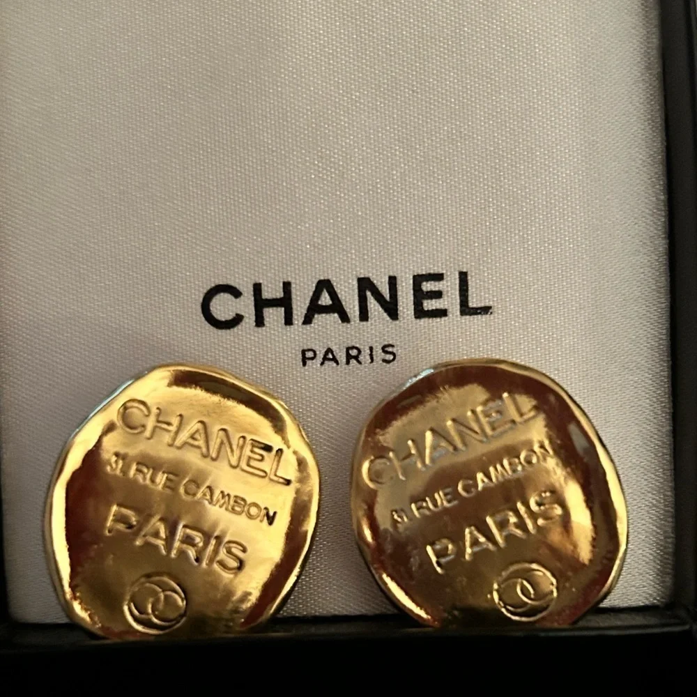 Chanel 31 Rue Cambon Paris Earrings